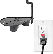 Sump Pump Stand and GFCI Outlet